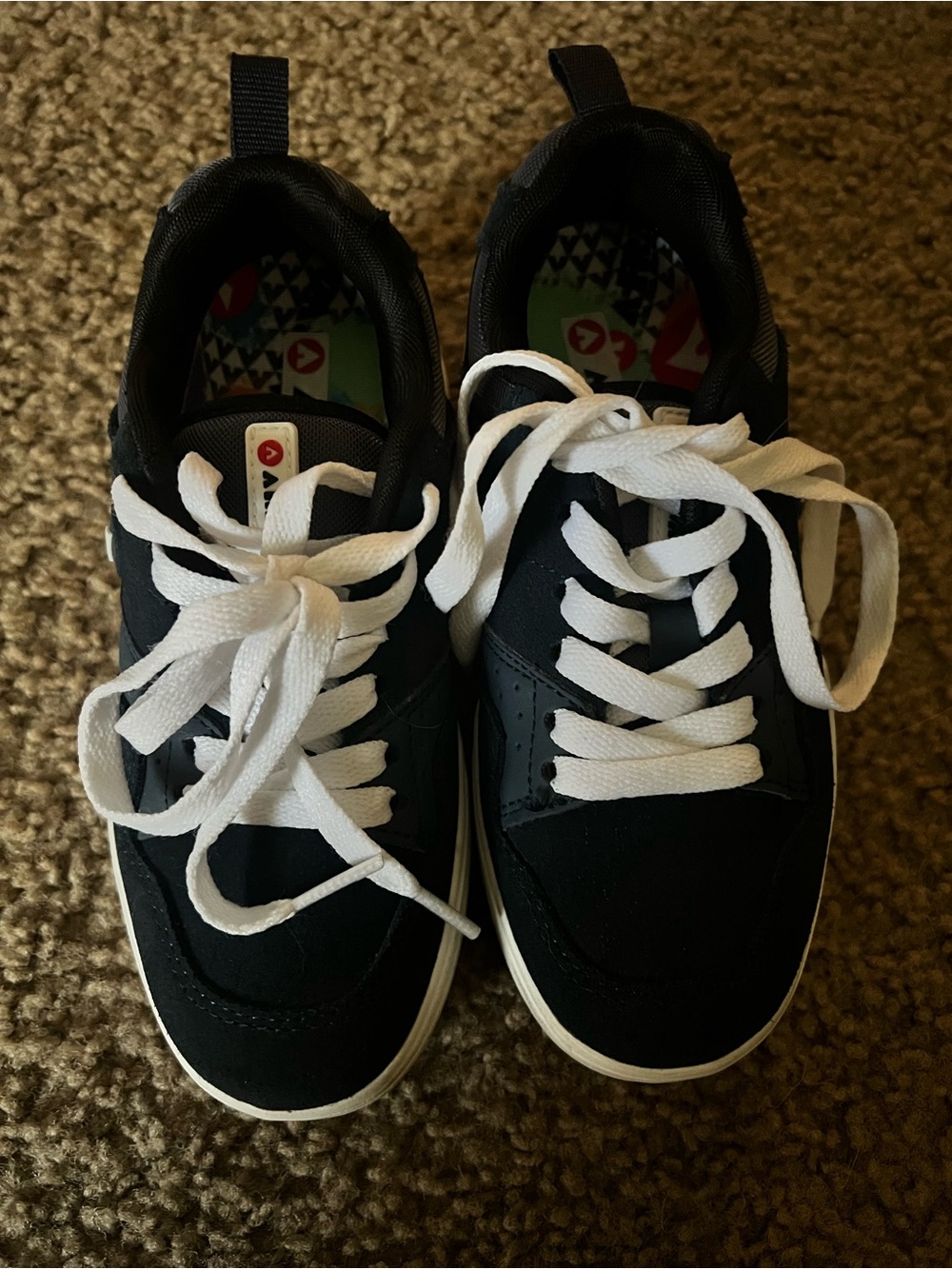 Airwalk Kids Black Sneakers with White Laces
